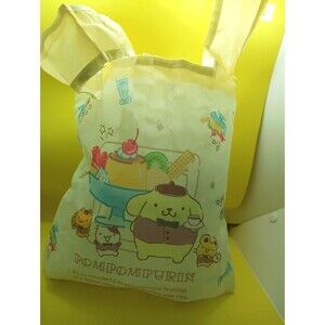 Sanrio Pompompurin Eco Reusable Shopping Portable Foldable Tote Bag.
